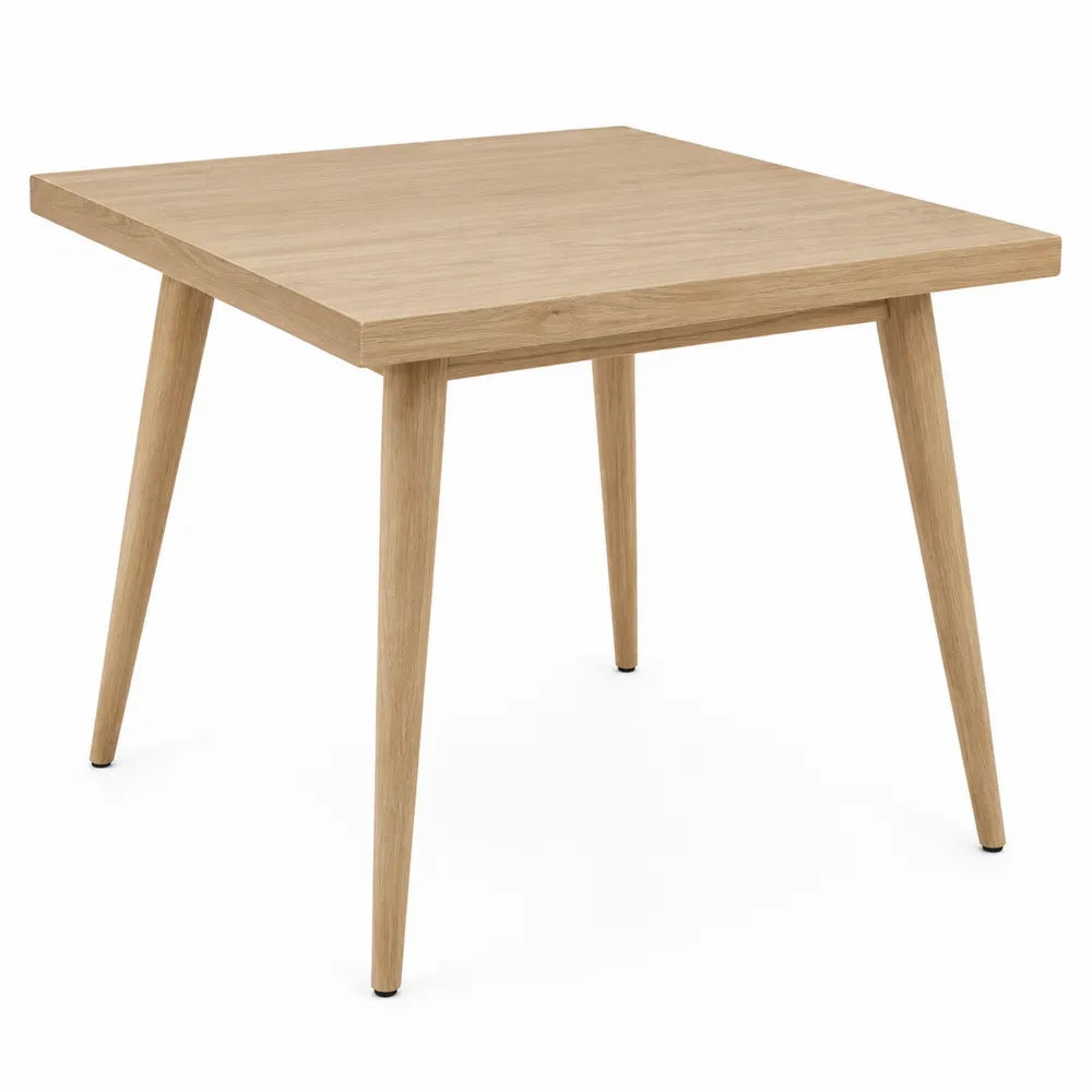 Square Solid Oak Dining Table 80 cm