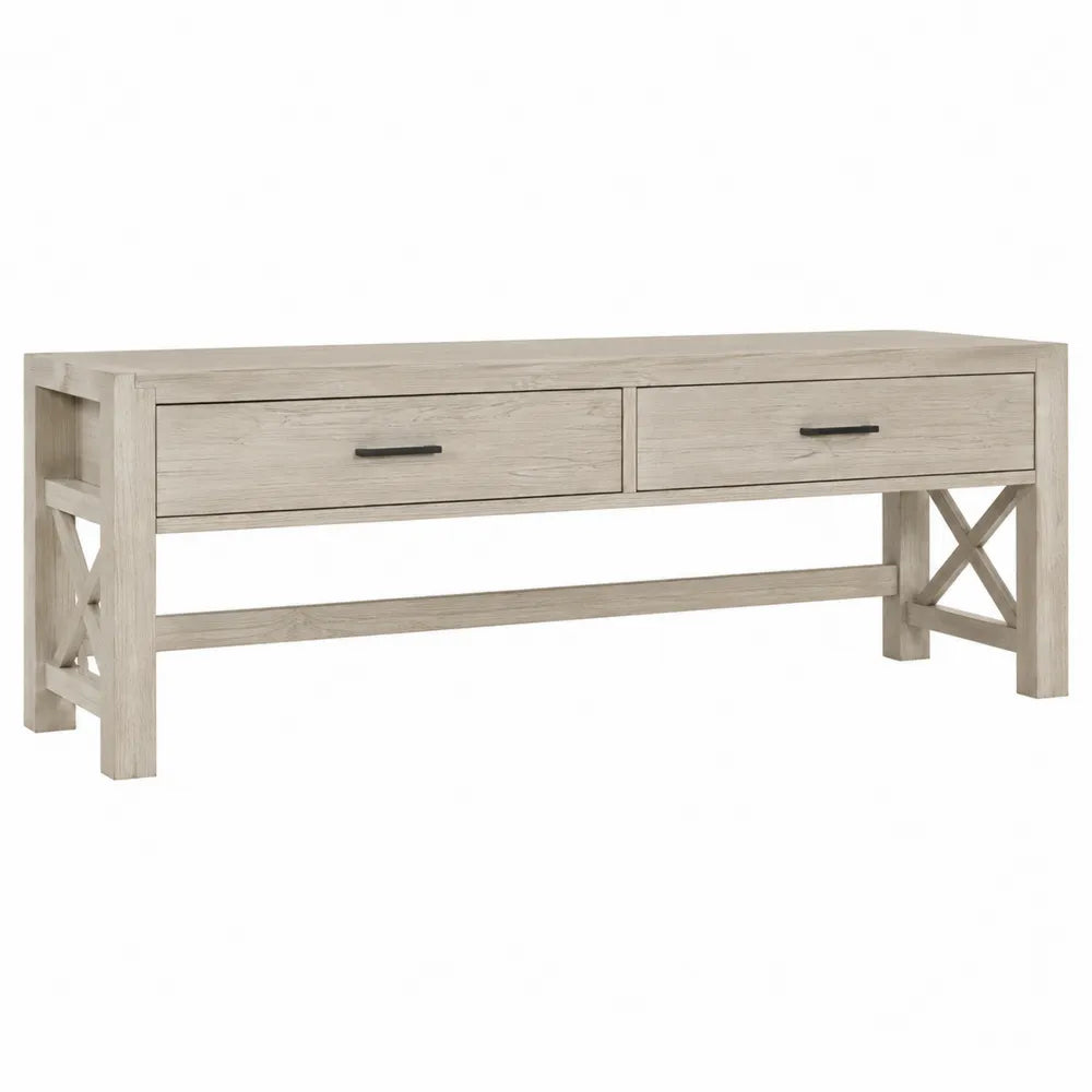 Wooden TV Stand with Drawers 140cm